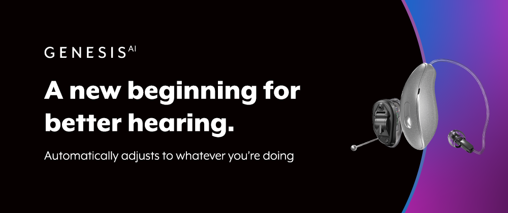 Genesis AI custom and receiver-in-canal hearing aid